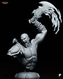 Kratos Resin Statue & Bust - Bust view 2