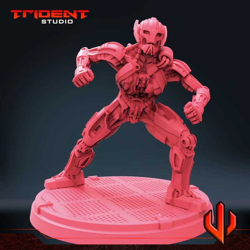 Ultron Drone Multiverse - Sculpt D Marvel MCP-compatible 40mm resin proxy miniature by Trident Miniatures - product image 2