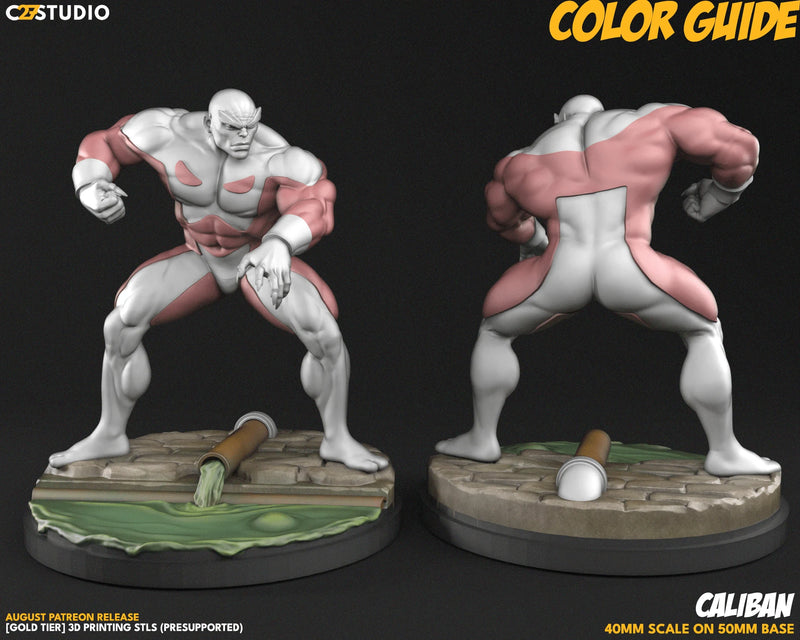 Caliban Marvel MCP-compatible resin miniature by C27 Studios - product image 2