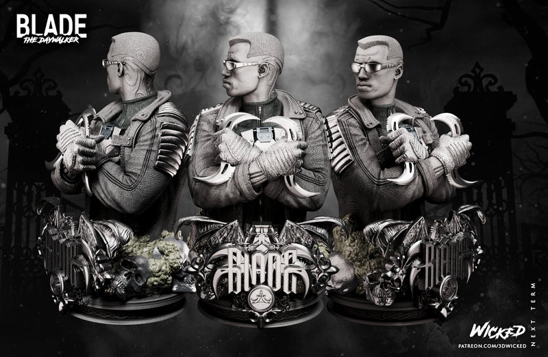 Blade Bust resin bust kit view 2