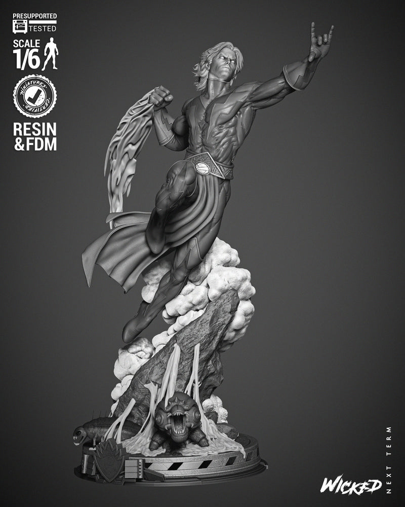 Adam Warlock Sculpture resin statue kit view 2