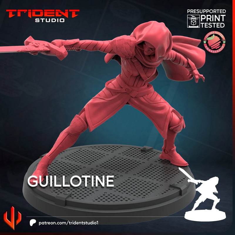 Guillotine Marvel MCP-compatible 40mm resin proxy miniature by Trident Miniatures - product image 2