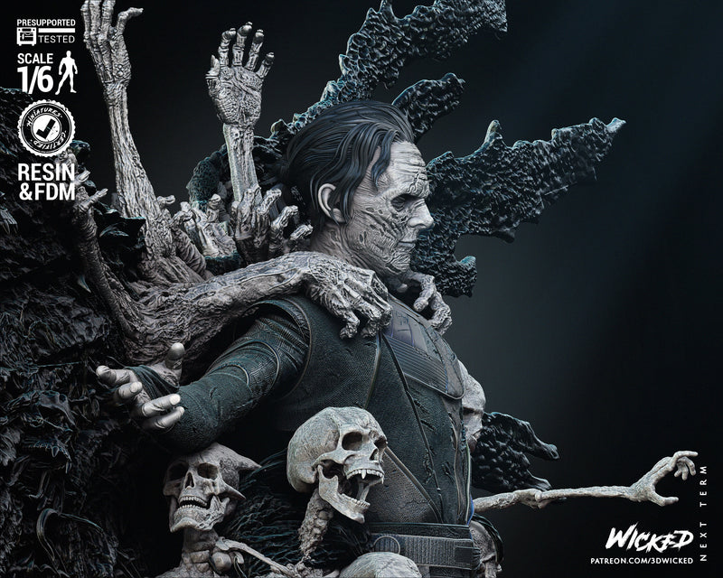 Dead Strange Sculpture resin statue kit view 2