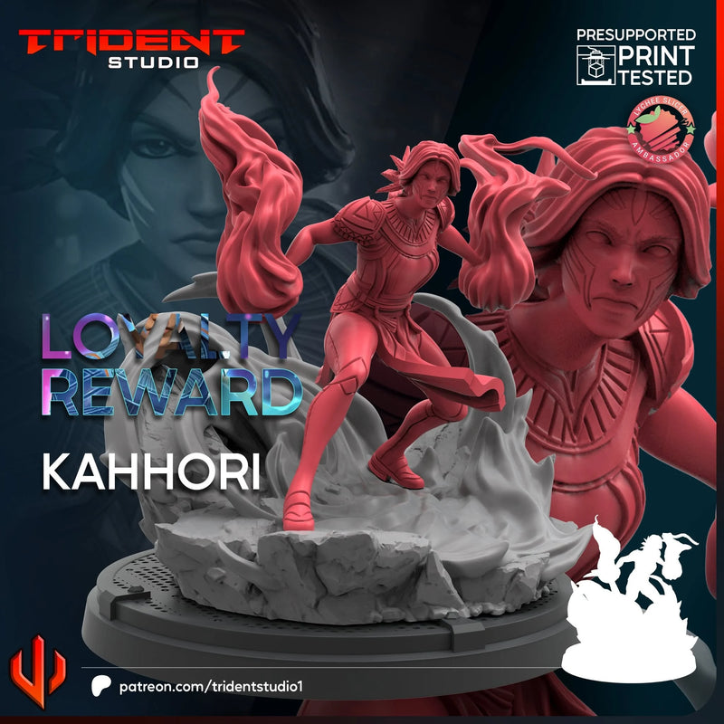 Kahhori Marvel MCP-compatible 40mm resin proxy miniature by Trident Miniatures - product image 2