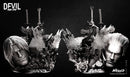 Dante and Vergil Weapon Box and Heads resin prop kit view 2
