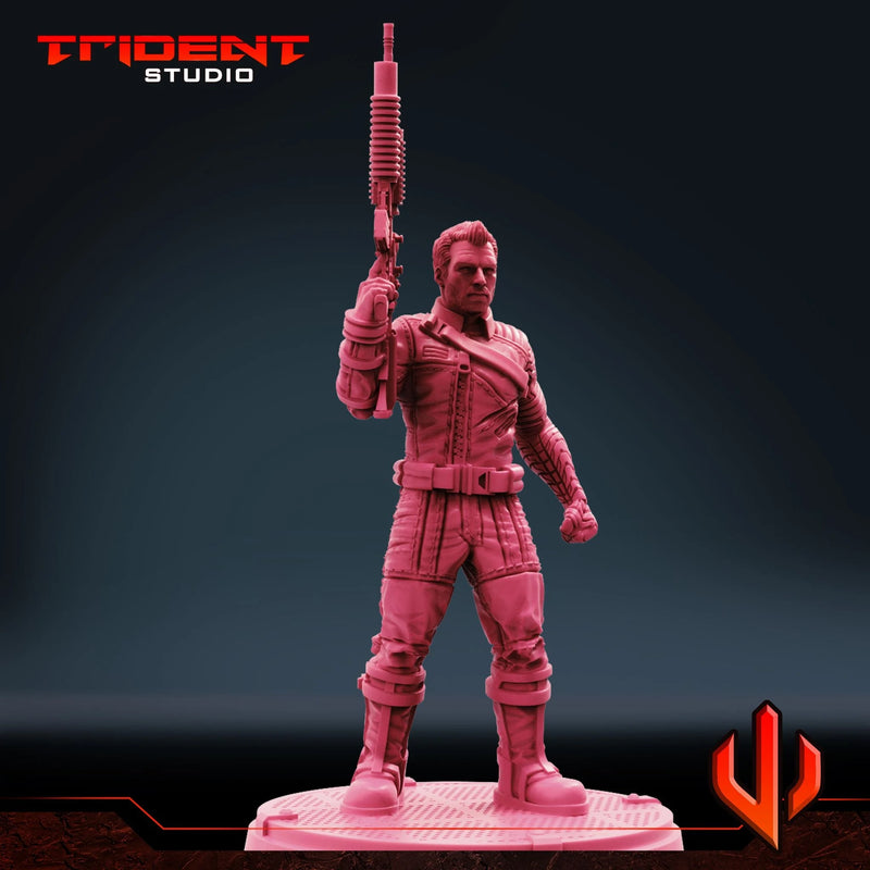 Winter Soldier 2021 - Sculpt B Marvel MCP-compatible 40mm resin proxy miniature by Trident Miniatures - product image 2