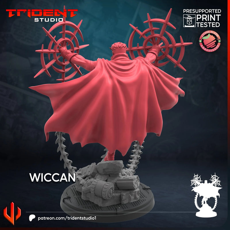 Wiccan Marvel MCP-compatible 40mm resin proxy miniature by Trident Miniatures - product image 2