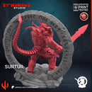 Surtur Marvel MCP-compatible 40mm resin proxy miniature by Trident Miniatures - product image 2