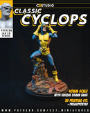 Cyclops (Original) Marvel MCP-compatible resin miniature by C27 Studios - product image 2
