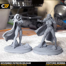 Emma Frost (2 Costumes) Marvel MCP-compatible resin miniature by C27 Studios - product image 2