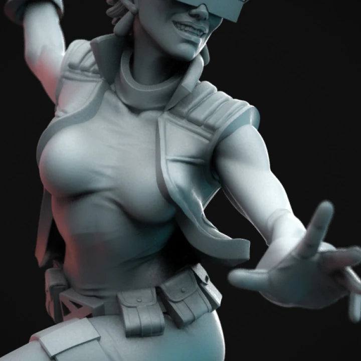 Boom Boom Marvel MCP-compatible resin miniature by C27 Studios - product image 2