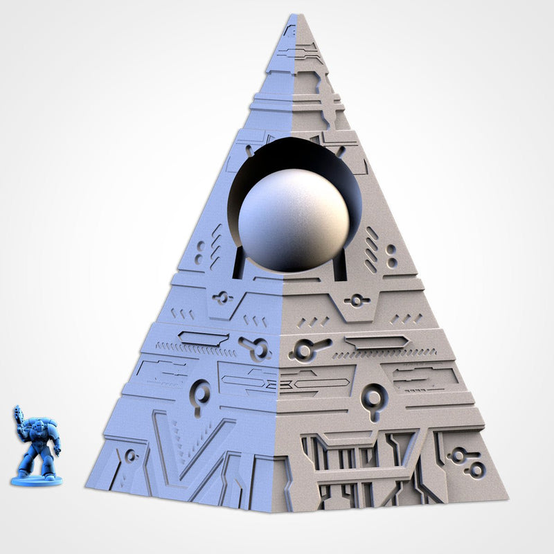 Xeno Pyramids 02 3D printed terrain view 2
