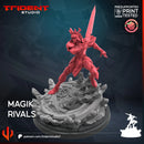Magik Rivals Marvel MCP-compatible 40mm resin proxy miniature by Trident Miniatures - product image 2