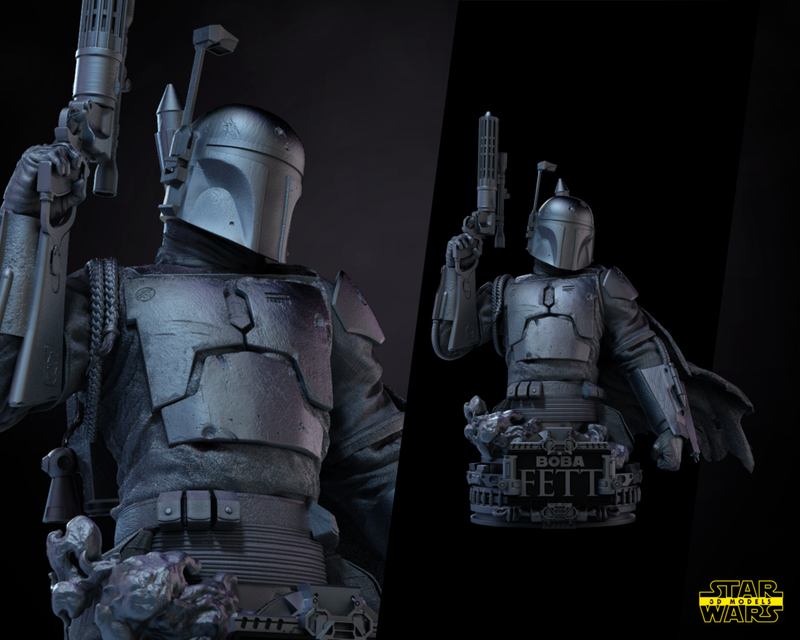 Boba Fett Original Version Bust