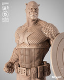 Captain America Sculpture resin statue kit view 2