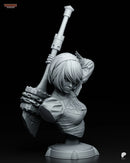 2B Resin Statue & Bust - Bust view 2