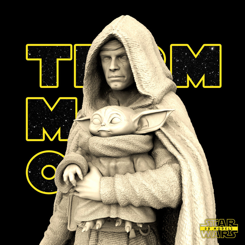 Luke Skywalker Sculpture