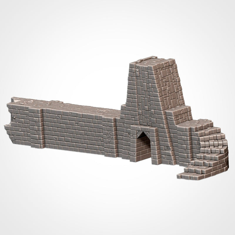 Modular Civilization 3D printed terrain view 2