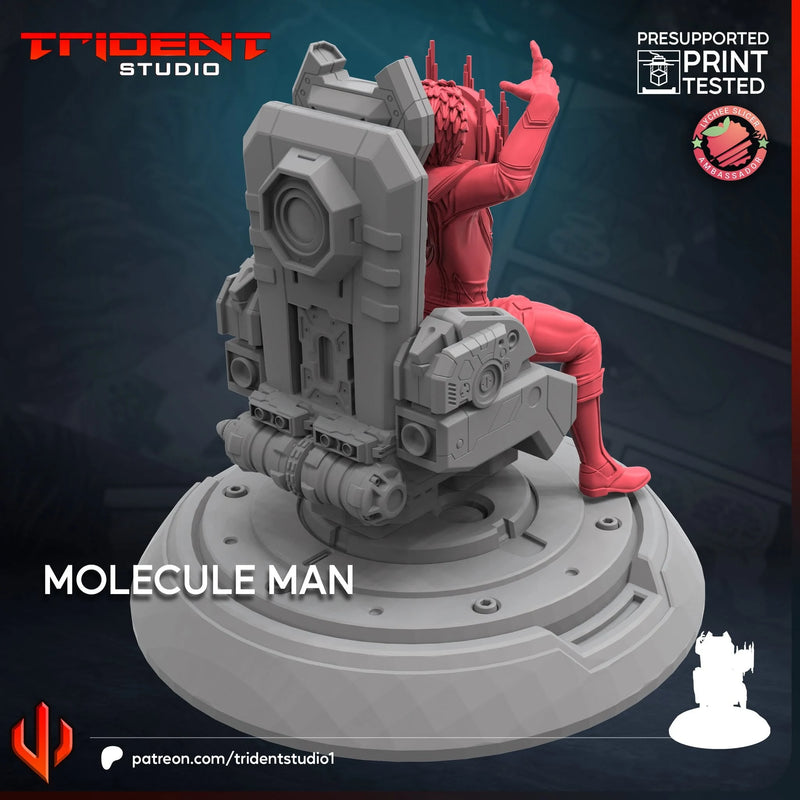 Molecule Man Marvel MCP-compatible 40mm resin proxy miniature by Trident Miniatures - product image 2