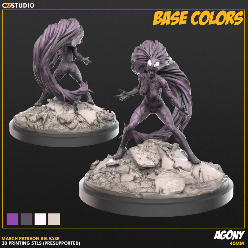 Agony Marvel MCP-compatible resin miniature by C27 Studios - product image 2