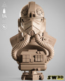 SW3D August 2025 Term Elite Tie Fighter Portrait Bust
