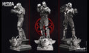 Crossbones Sculpture resin statue kit view 2