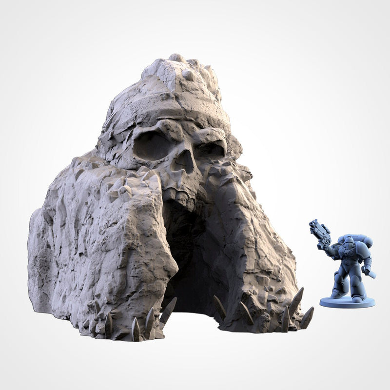 Cursed Ground 3D printed terrain view 2