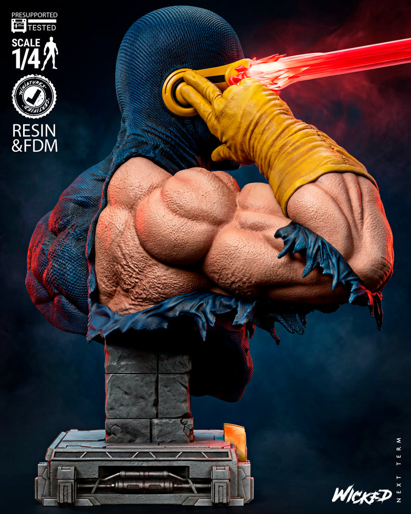 Cyclops Portrait Bust resin bust kit view 2