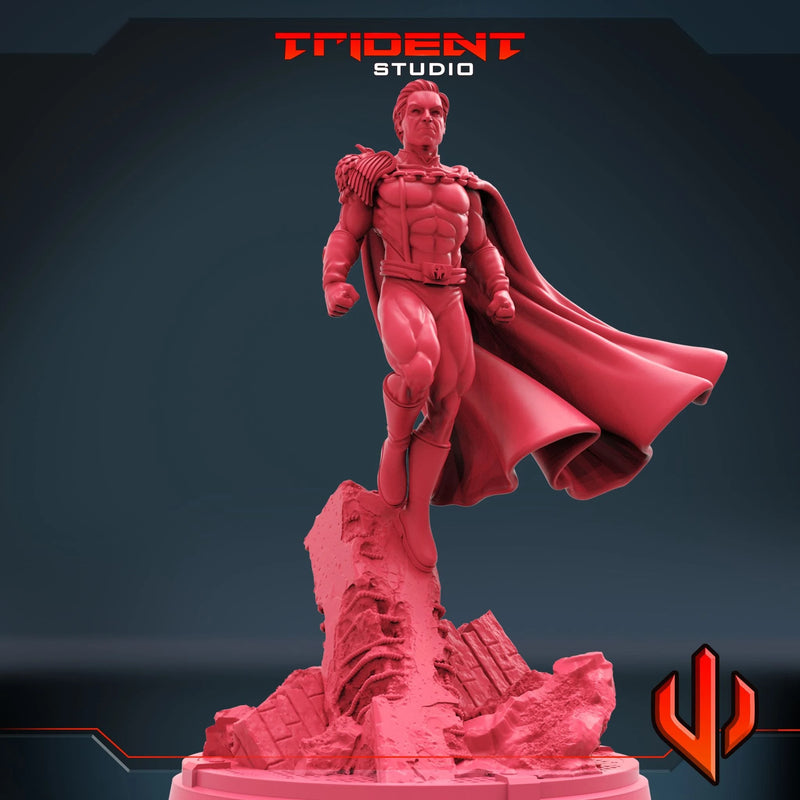 Homelander The Boys MCP-compatible 40mm resin proxy miniature by Trident Miniatures - product image 2