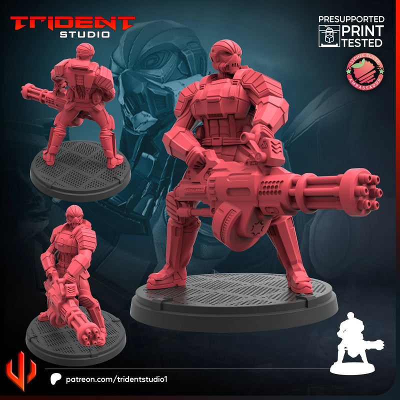 HYDRA Heavy Armor Marvel MCP-compatible 40mm resin proxy miniature by Trident Miniatures - product image 2