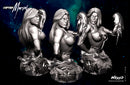Captain Marvel Bust resin bust kit view 2