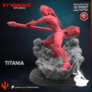 Titania - Sculpt A Marvel MCP-compatible 40mm resin proxy miniature by Trident Miniatures - product image 2