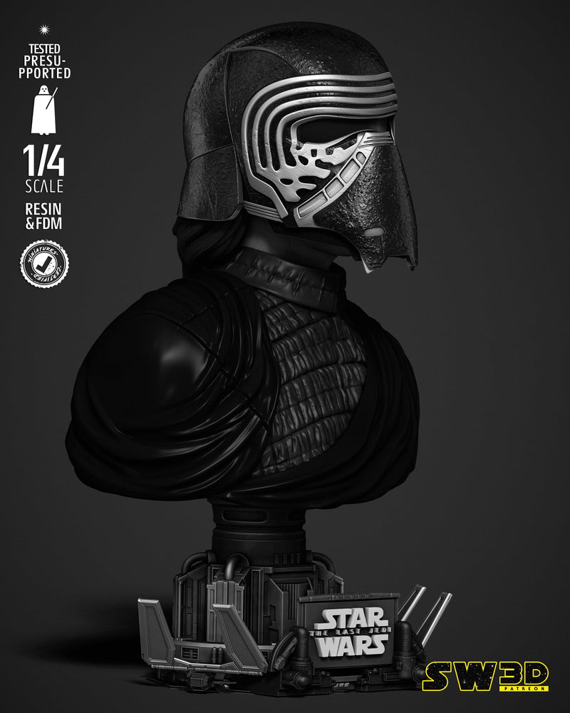 Kylo Ren Bust Portrait