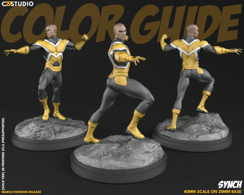Synch Marvel MCP-compatible resin miniature by C27 Studios - product image 2