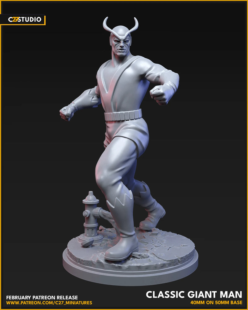 Giant Man (Classic) Marvel MCP-compatible resin miniature by C27 Studios - product image 2