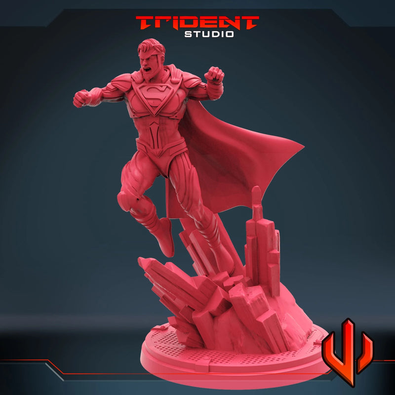 Superman DC Comics MCP-compatible 40mm resin proxy miniature by Trident Miniatures - product image 2