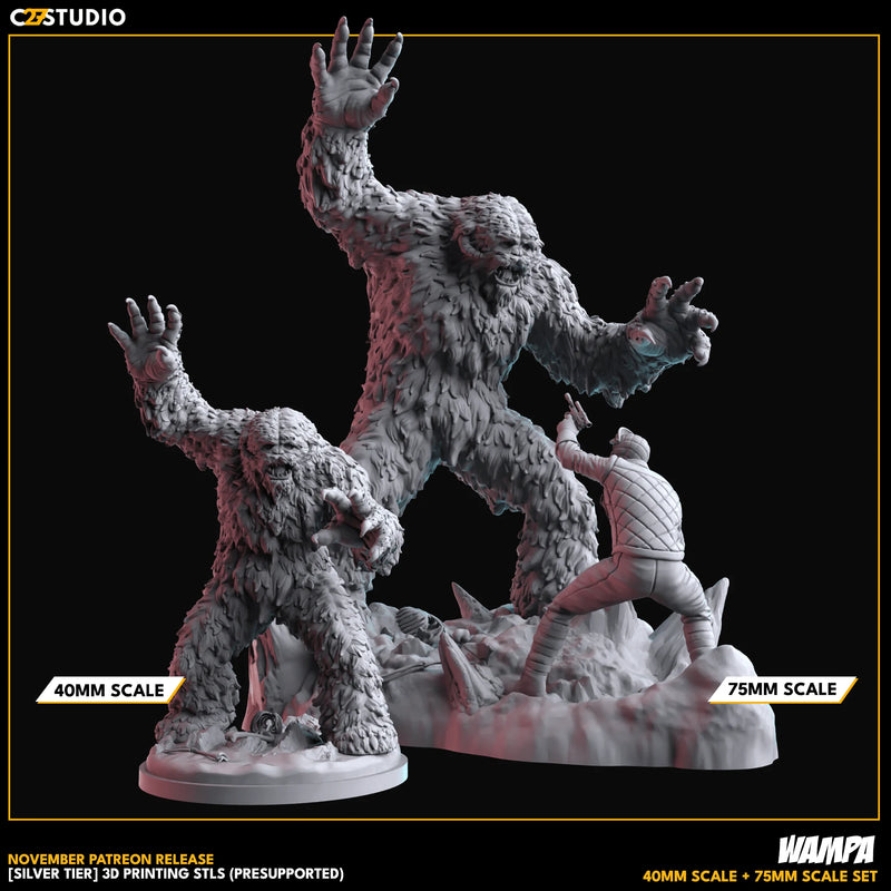 Wampa Star Wars Shatterpoint-compatible resin miniature by C27 Studios - product image 2