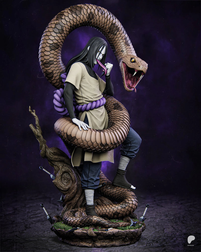 Orochimaru Resin Statue & Bust - Full Size view 2