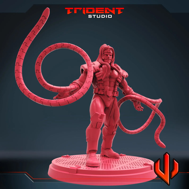 Omega Red - Sculpt B Marvel MCP-compatible 40mm resin proxy miniature by Trident Miniatures - product image 2