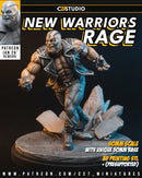 Rage Marvel MCP-compatible resin miniature by C27 Studios - product image 2