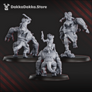 Mar-Duk Tribe Furybeasts Squad (x3) - DakkaDakka Resin Miniature Squad - image 2