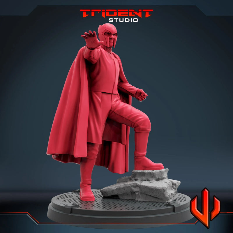 Magneto X-Men 2000 Movie Marvel MCP-compatible 40mm resin proxy miniature by Trident Miniatures - product image 2