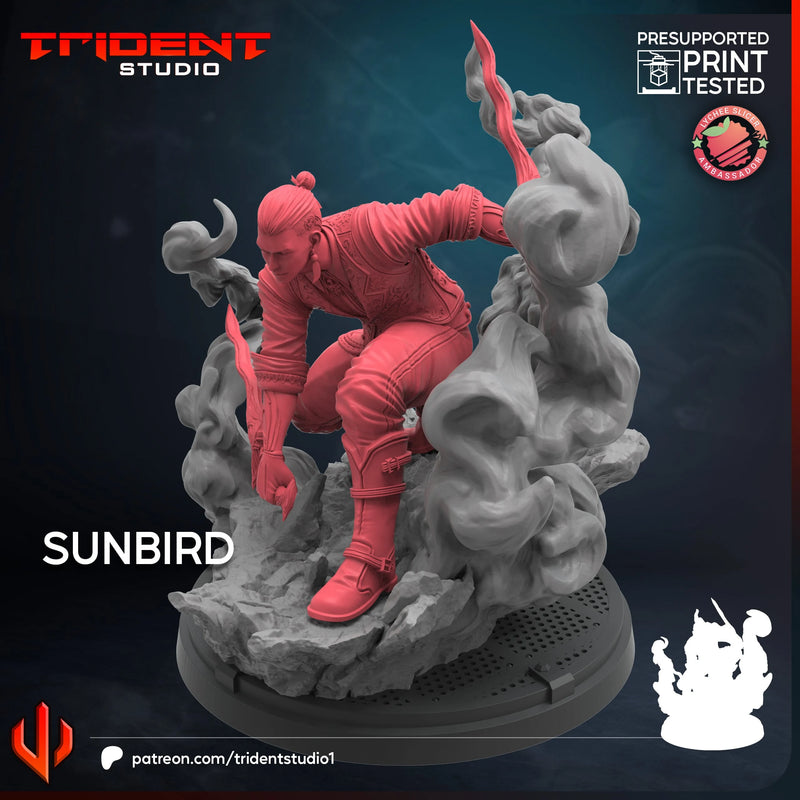 Sunbird Marvel MCP-compatible 40mm resin proxy miniature by Trident Miniatures - product image 2
