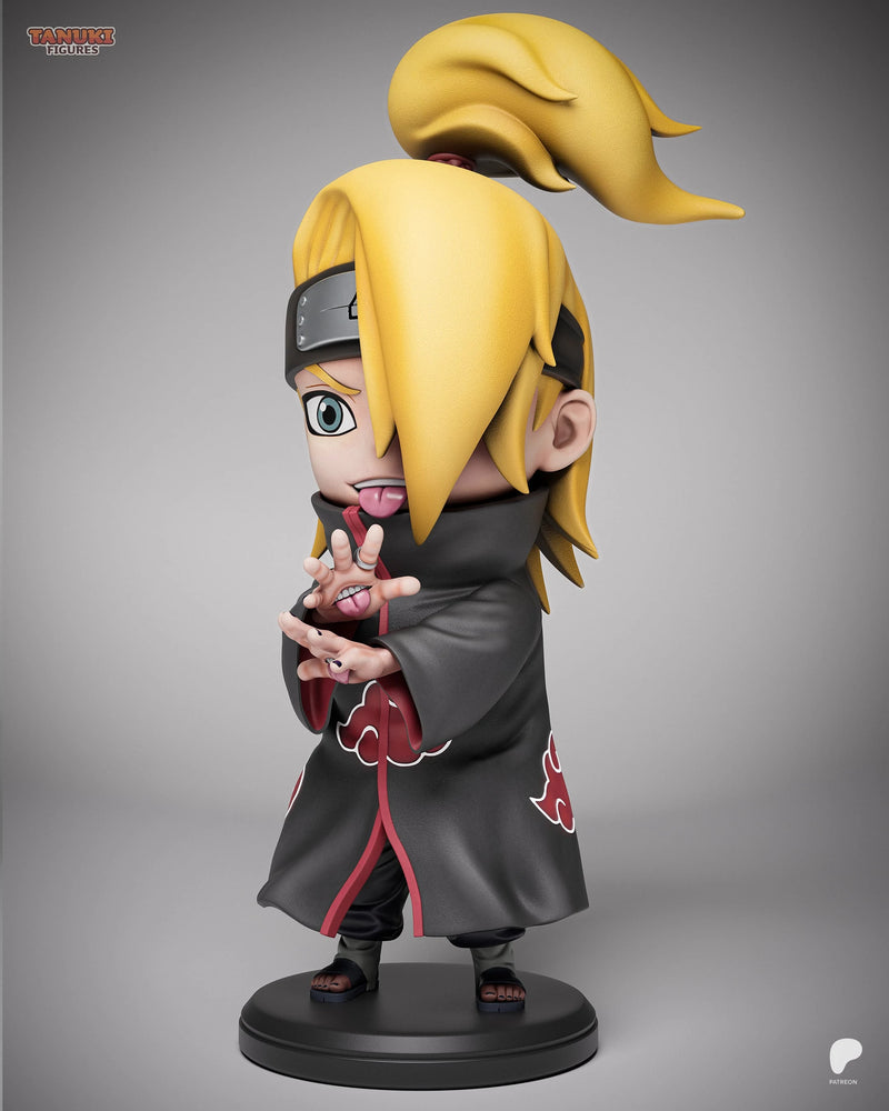 Deidara Chibi Resin Figure - Chibi view 2