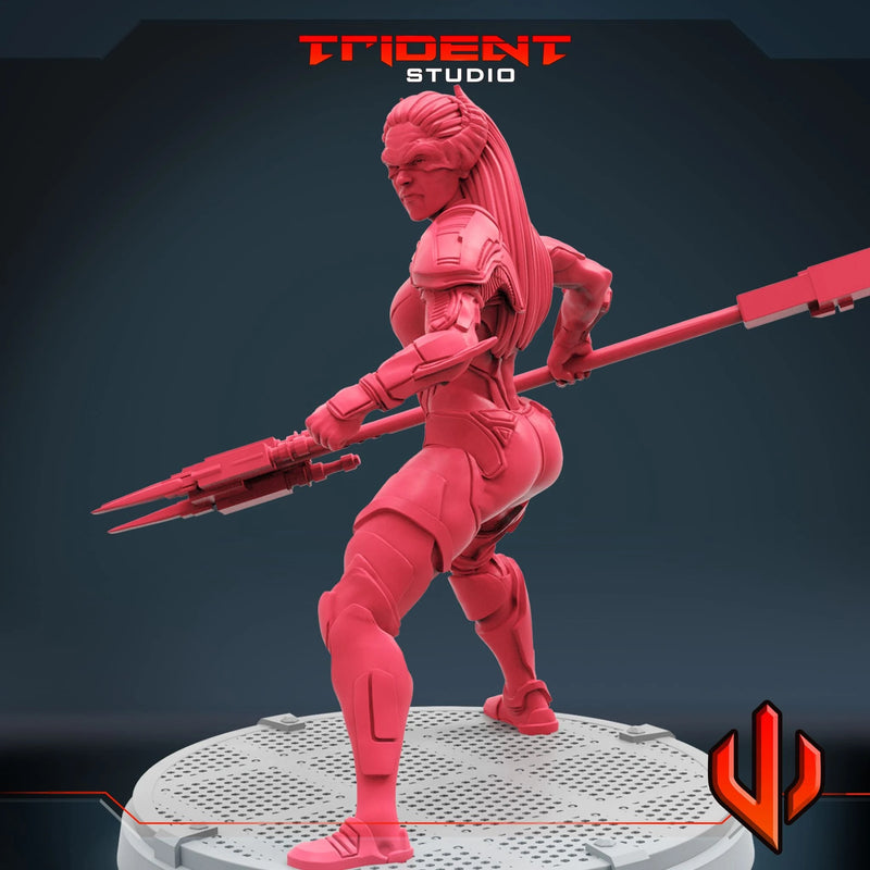 Proxima Midnight - Sculpt B Marvel MCP-compatible 40mm resin proxy miniature by Trident Miniatures - product image 2