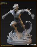 Hellverine (Logan) Marvel MCP-compatible resin miniature by C27 Studios - product image 2