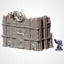 Industrial Ruins GW 10th 3D printed terrain view 2