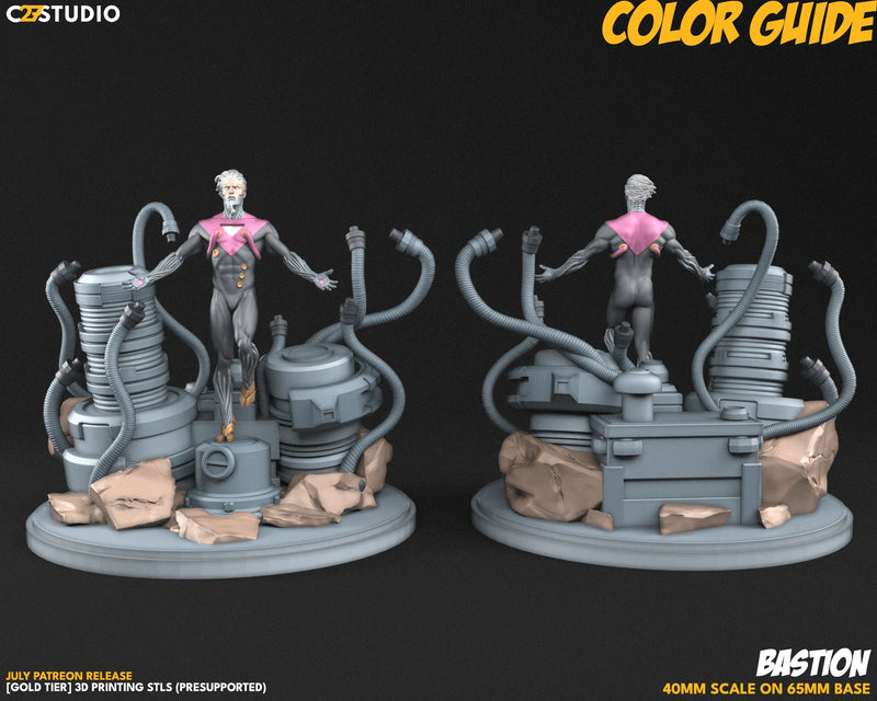 Bastion Marvel MCP-compatible resin miniature by C27 Studios - product image 2
