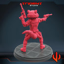 Rocket Raccoon - Sculpt A Marvel MCP-compatible 40mm resin proxy miniature by Trident Miniatures - product image 2