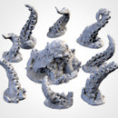 The Kraken 3D printed terrain view 2